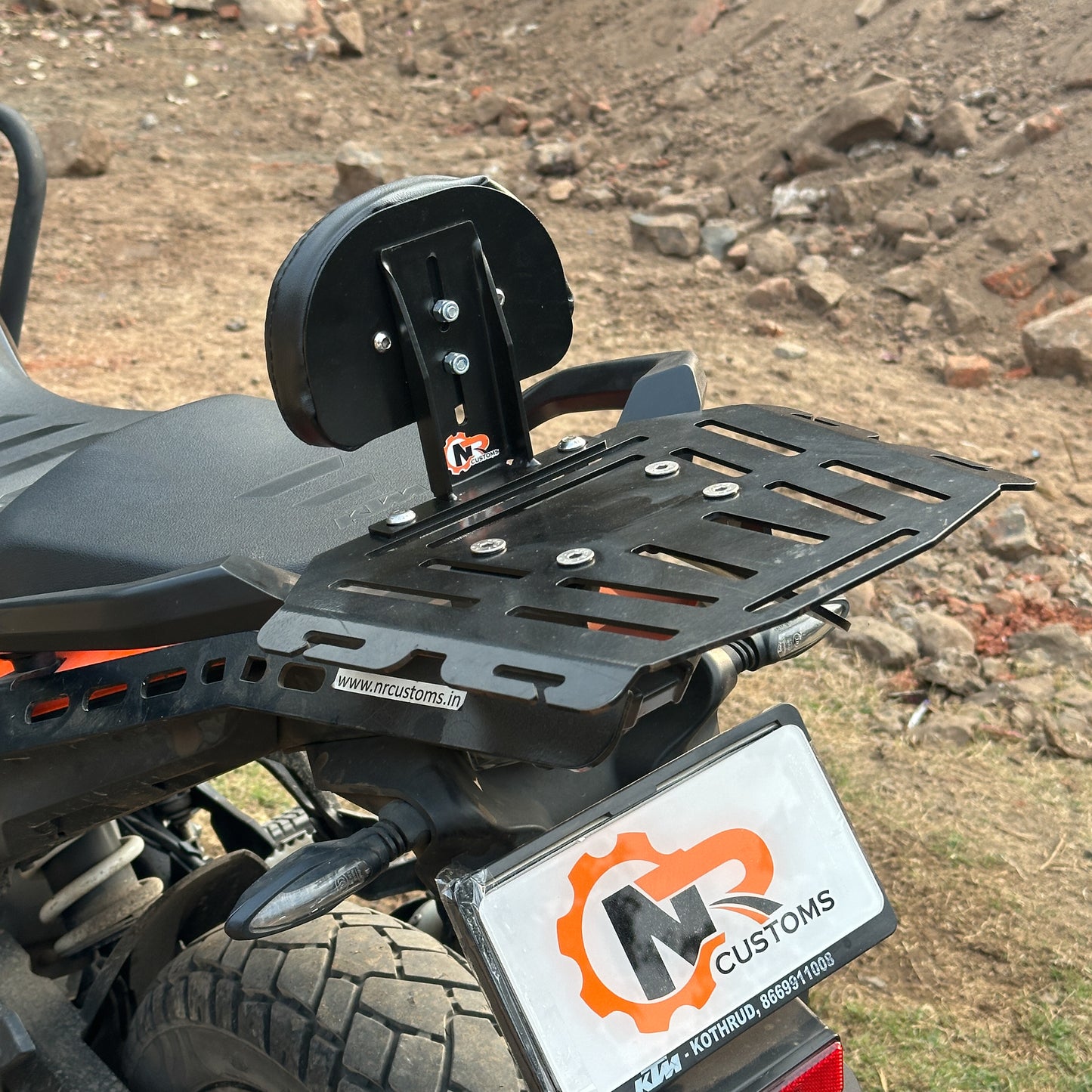 Pillion Backrest by NR Customs
