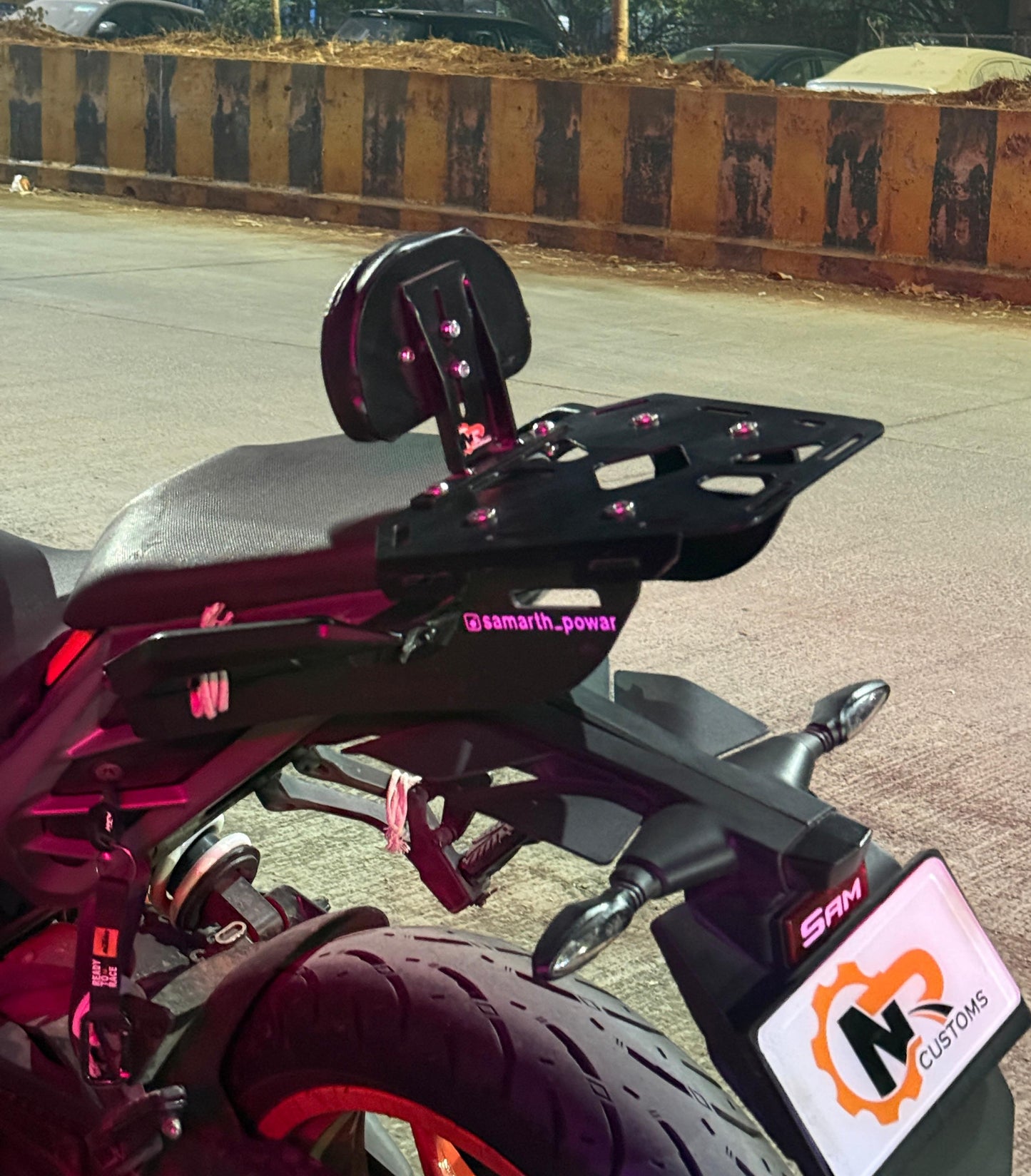 Pillion Backrest by NR Customs