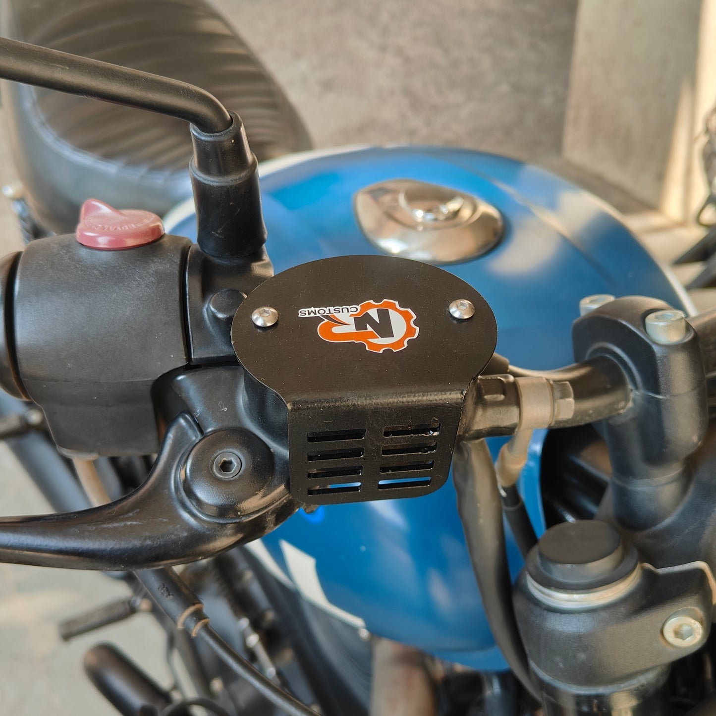 Front Brake Fluid Reservoir Protection for Royal Enfield Hunter 350