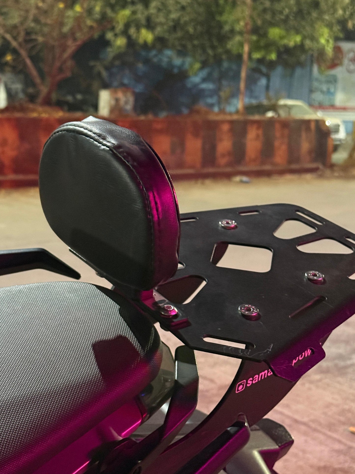 Pillion Backrest by NR Customs
