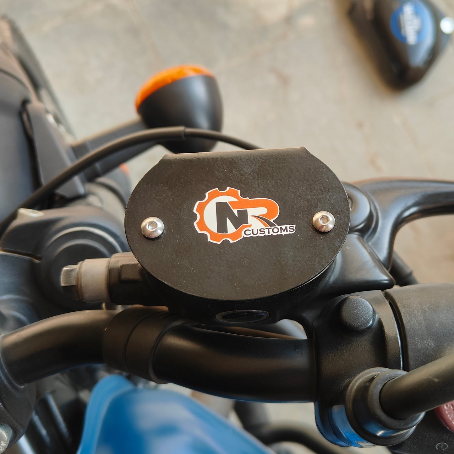 Front Brake Fluid Reservoir Protection for Royal Enfield Hunter 350